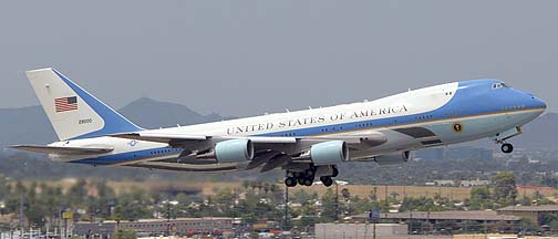 Boeing VC-25A 92-9000, Phoenix Sky Hrbor Airport, August 6, 2013